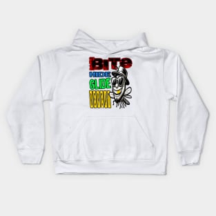 Buzzing Beats, Stylish Mosquito Kids Hoodie